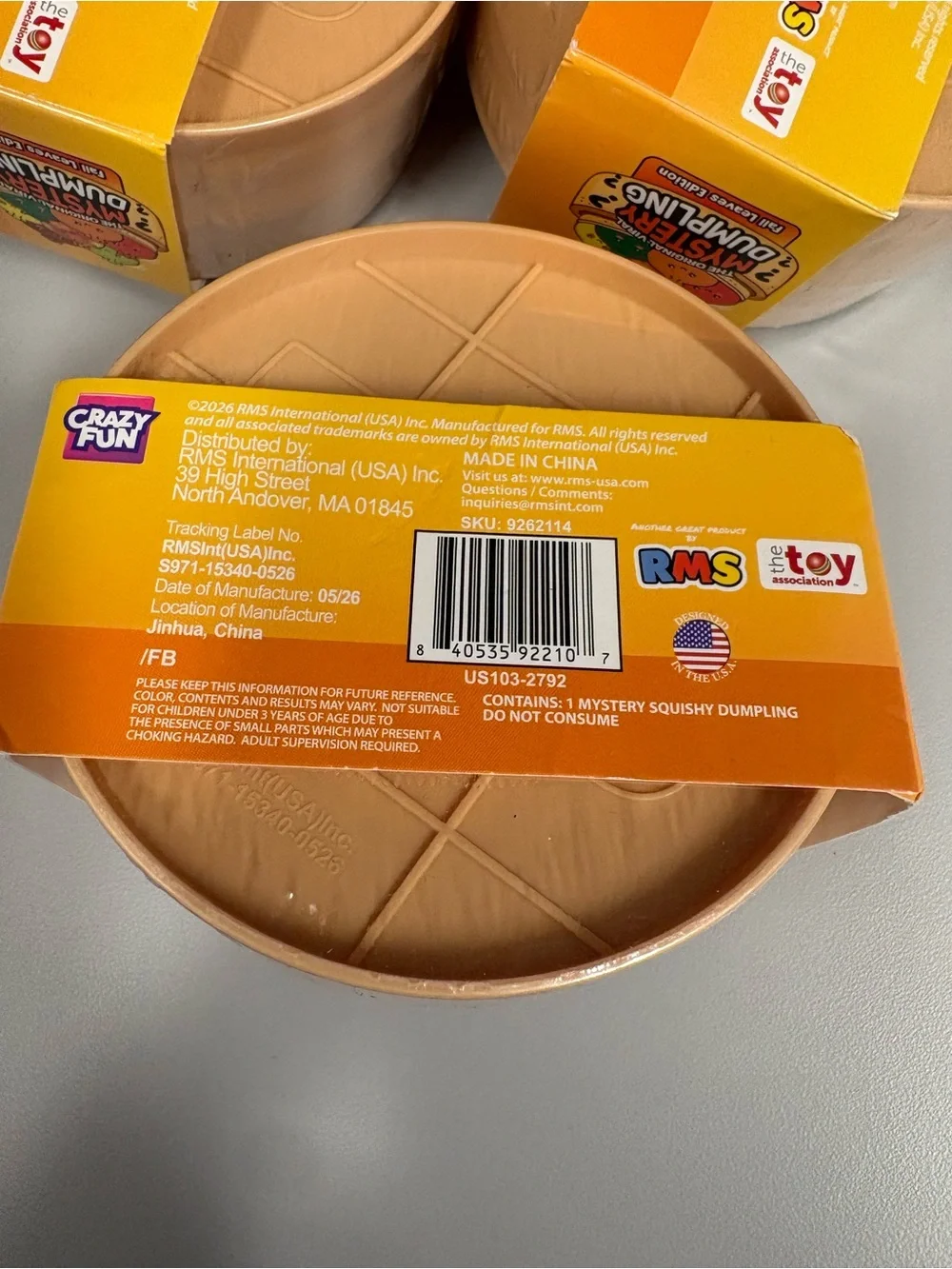 Crazy Fun RMS mystery dumpling